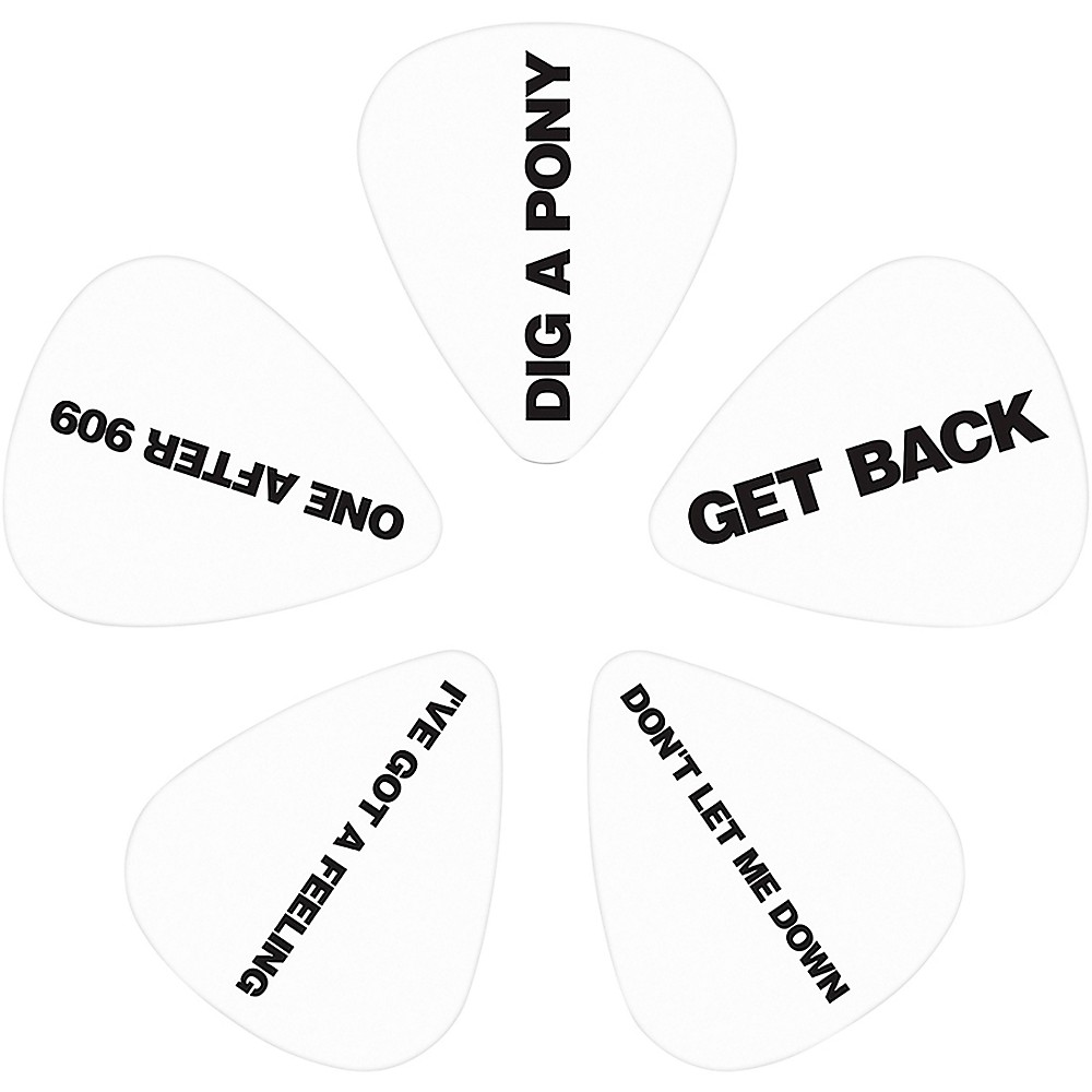 D'addario Planet Waves Beatles Light Guitar Picks, Get Back